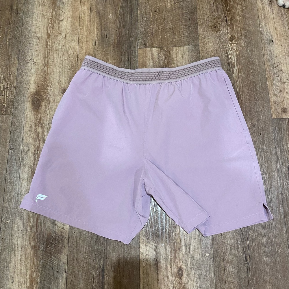 Fabletics Lavender Shorts - Liner Cut Out - Sz L